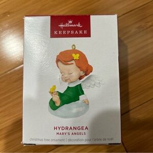 Hallmark 2025 HYDRANGEA Mary’s Angels #38 Keepsake Ornament New Damaged Box